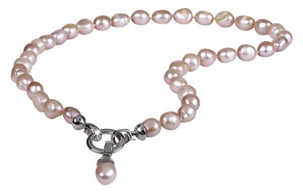 JwL Luxury Pearls Nyaklánc rózsaszín
igazgyöngyökből JL0555