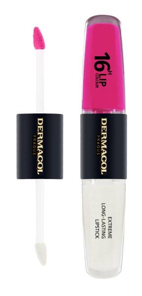 Dermacol Hosszantartó kétfázisú ajakszínező
és szájfény 16H Lip Colour (Extreme Long-Lasting Lipstick) 4 + 4
ml 12