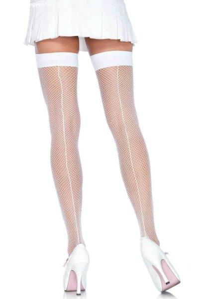  Fishnet Thigh Highs With Backseam 