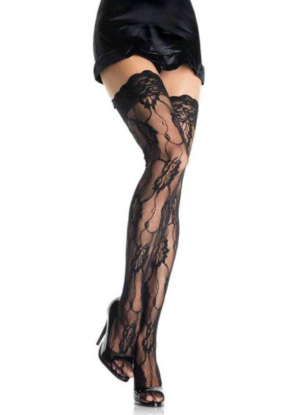  Roce Lace Thigh Highs Black O/S 