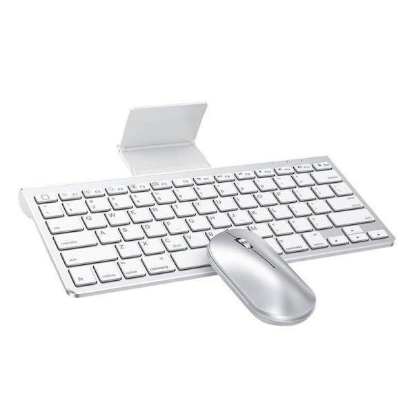 Mouse and keyboard combo számára IPad/IPhone Omoton KB088 (silver)