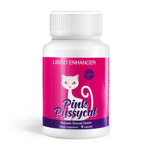 PINK PUSSYCAT ERŐS VÁGYFOKOZÓ KAPSZULA NŐKNEK - 6 DB