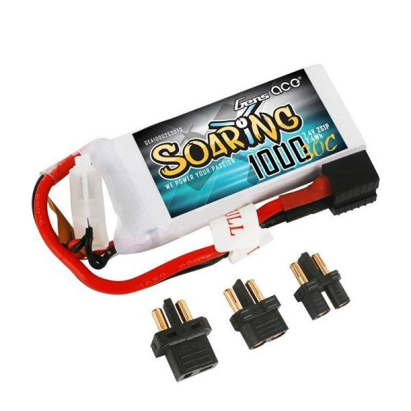 Akkumulátor Gens Ace Soaring 1000mAh 7,4V 30C 2S1P EC3 / XT60 / T-Plug