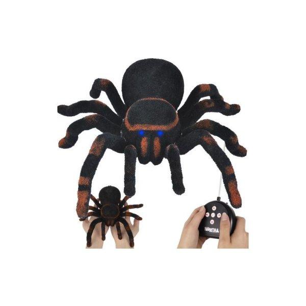 Távirányítós óriáspók, tarantula, 25 cm, elemes, élethű Halloween
dekoráció