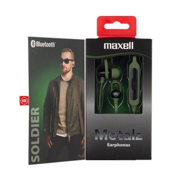 Fülhallgató, vezeték nélküli, Bluetooth 5.1, mikrofonnal, MAXELL
"Metalz Soldier", khaki