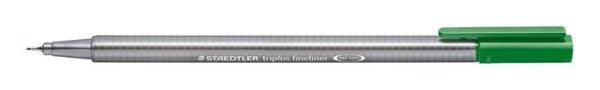 Tűfilc, 0,3 mm, STAEDTLER "Triplus 334", méregzöld