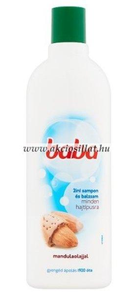 Baba Sampon & Balzsam 2in1 Minden Hajtípusra Mandulaolajjal 400ml