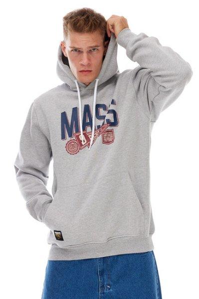 Mass Denim Sweatshirt Graduate Hoody light heather grey