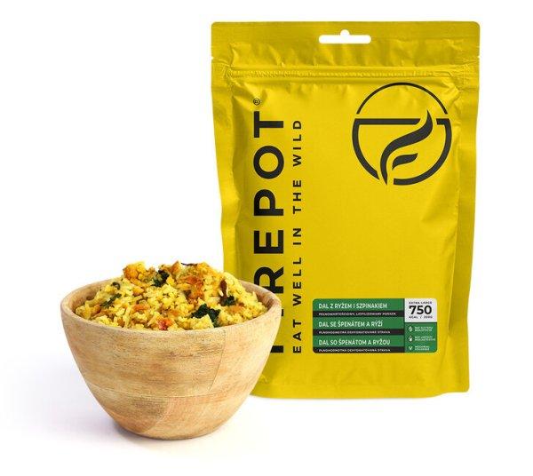 Firepot Dal spenóttal és rizzsel XL, 200g