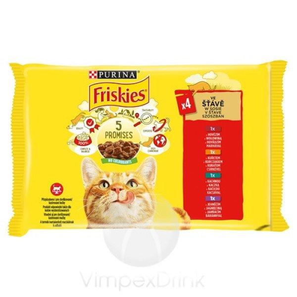 FRISKIES CS-M-B-K nedves macska 4x85g