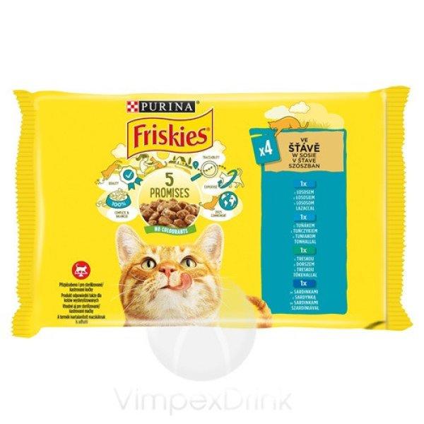 FRISKIES L-T-Sz-T nedves macska 4x85g