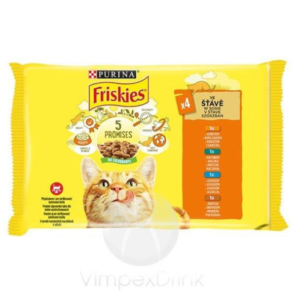 FRISKIES CS-K-L-P nedves macska 4x85g