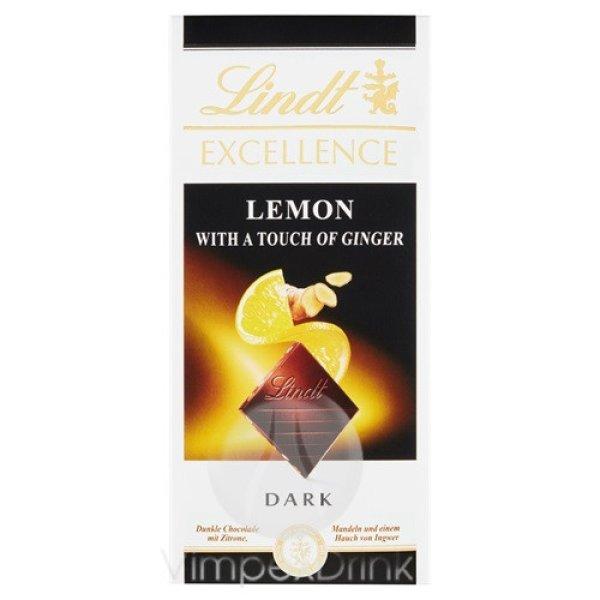 Lindt Excellence Lemon-Ginger étcs.100g