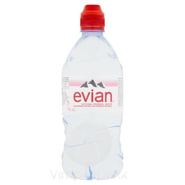 Evian természetes szénsavmentes ásványvíz 0,75 l PET