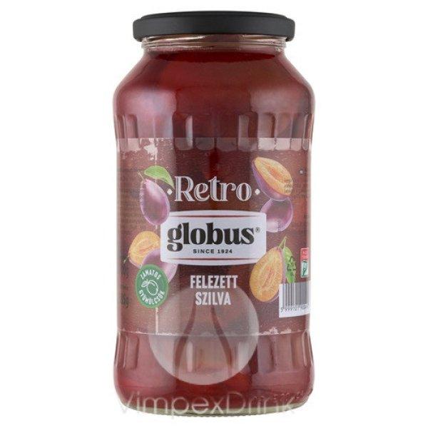 GLOBUS KONZERV Felezett Szilvabefőtt 720ml ü?veg