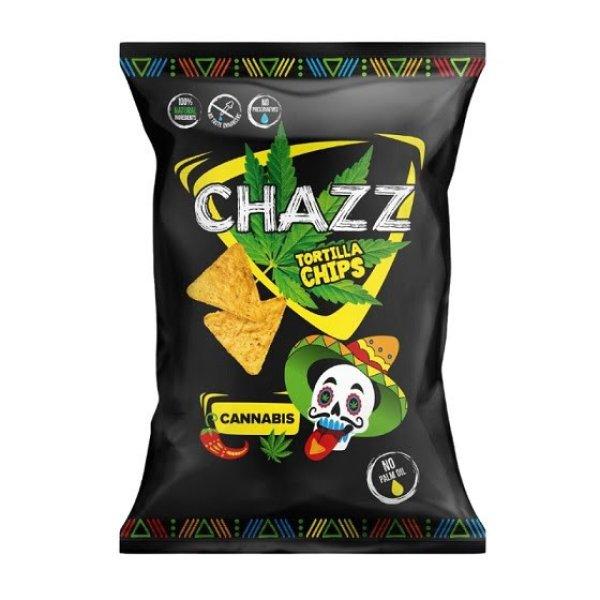 Chazz Cannabis Jalapeno ízű tortilla chips 100g