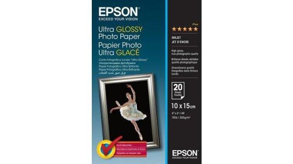 Epson Epson Ultra Glossy 300g 10x15cm 20db Fényes Fotópapír