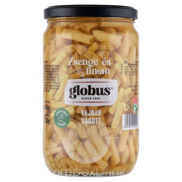 GLOBUS KONZERV Vágott vajbab 720ml üveg