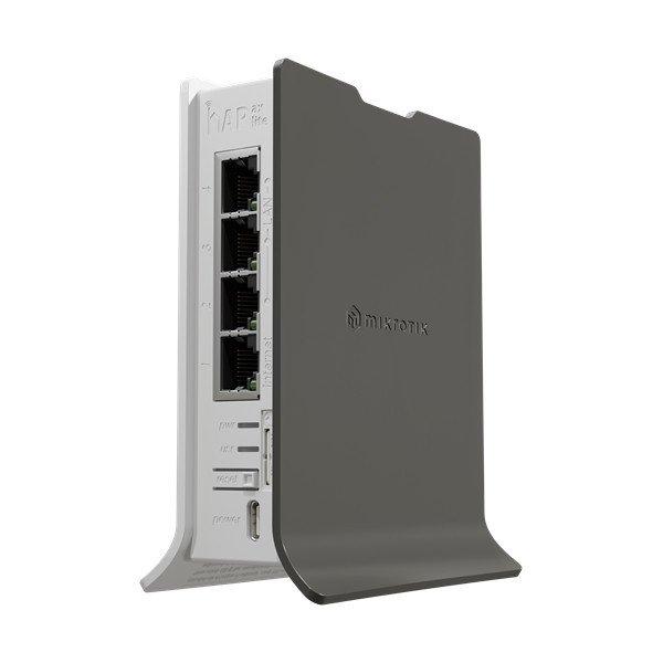 MIKROTIK Wireless Router hAP ax lite LTE6, 2,4GHz, 4x1000Mbps, AX600, WiFi6,
Menedzselhető, Asztali