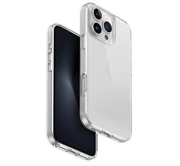 Uniq Air Fender Apple iPhone 16 Pro szilikon tok, átlátszó