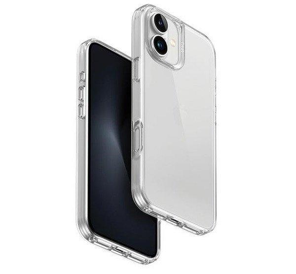 Uniq Air Fender Apple iPhone 16 Plus szilikon tok, átlátszó