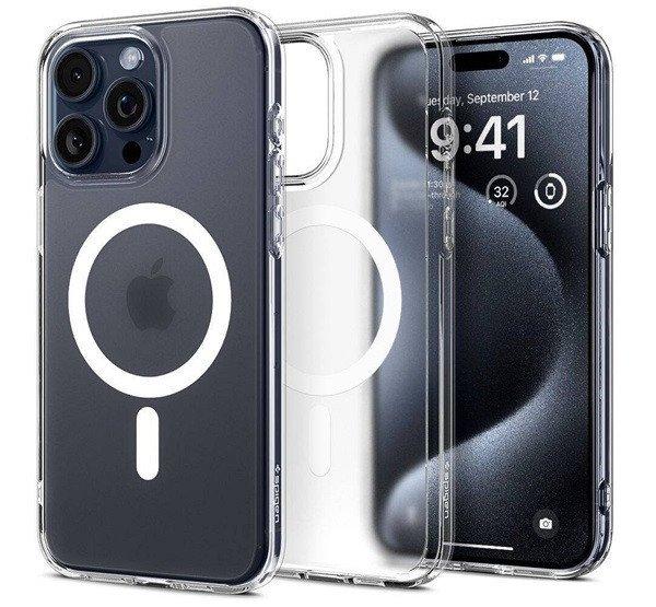 Spigen Ultra Hybrid MagFit Apple iPhone 16 Pro tok, Frost Clear tok, MagSafe,
átlátszó