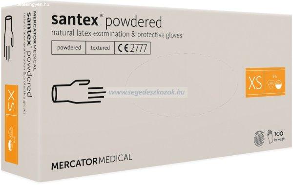 MERCATOR santex powdered (textured) rugalmas latex púderezett orvosi kesztyű
XS 100db (Előrendelhető)