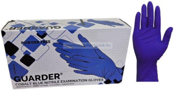 MAXTER Nitril vizsgálókesztyű púdermentes kobaltkék 3g - S 100db