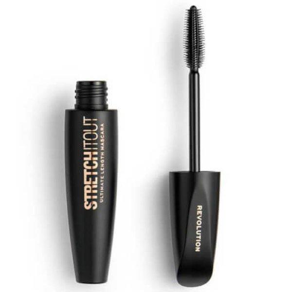 Revolution Hosszabbító szempillaspirál Stretch It Out (Ultimate
Length Mascara) 8 g Black