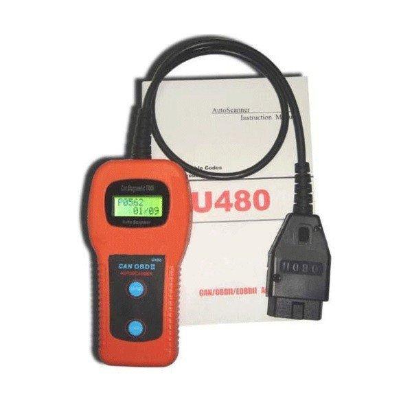 U480 univerzális kézi autódiagnosztikai interfész OBD2 OBD 2 Multiprotokoll
hibakódolvasó