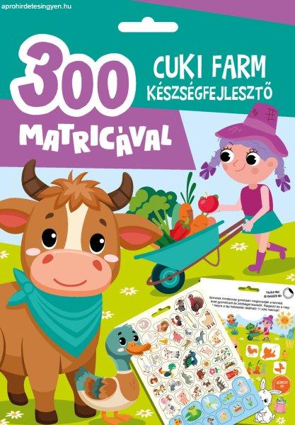 Cuki farm készségfejlesztő - 300 matricával