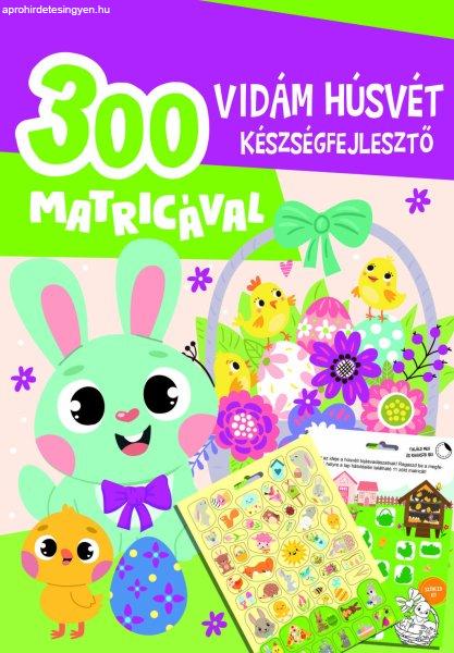 Vidám húsvét készségfejlesztő - 300 matricával