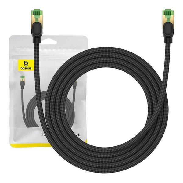 Fonott hálózati kábel Cat.8 Baseus Ethernet RJ45, 40Gbps, 2m (fekete)