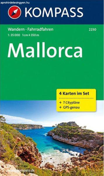 WK 2230 - Mallorca 4 részes turistatérkép - KOMPASS