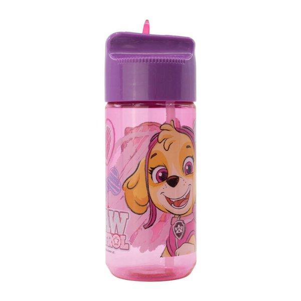 Vizes palack szívószállal gyerekeknek STOR 74536 430 ml Paw Patrol
(rózsaszín)