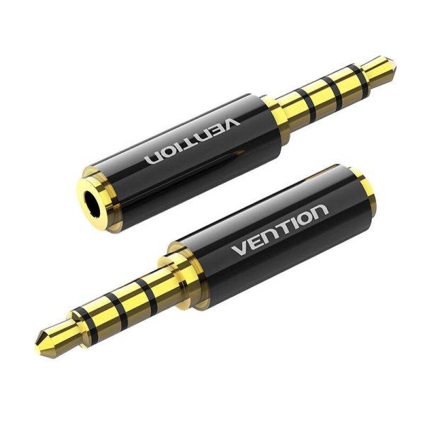 Audioadapter Vention BFBB0 3,5 mm-es apa-2,5 mm-es, fekete