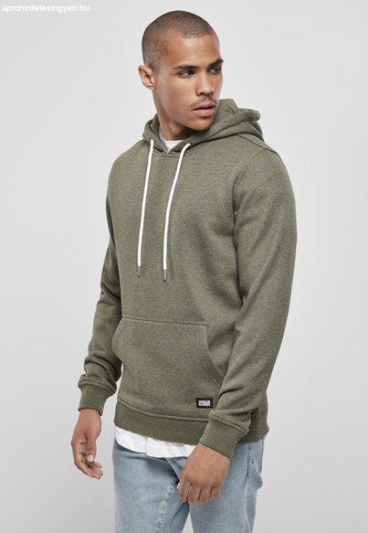 Urban Classics Basic Melange Hoody darkgreen melange