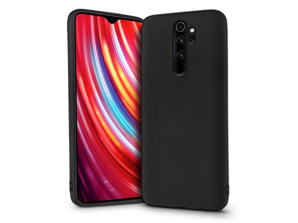 Haffner Soft Premium szilikon tok - Xiaomi Redmi Note 8 Pro - fekete