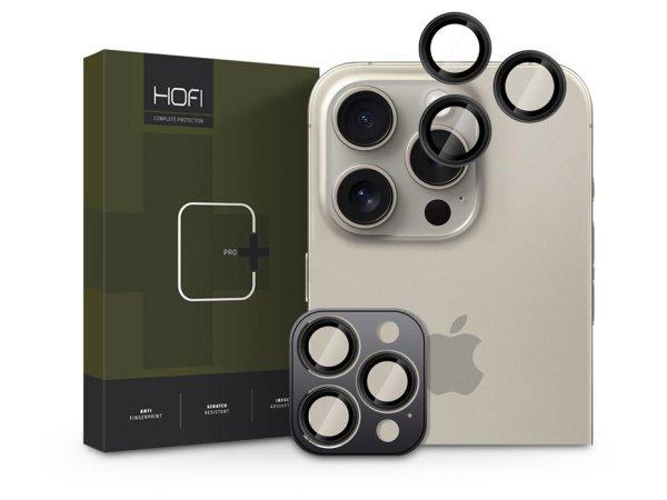 HOFI Camring Pro+ hátsó kameralencse védőüveg - Apple iPhone 16 Pro/16 Pro
Max - fekete