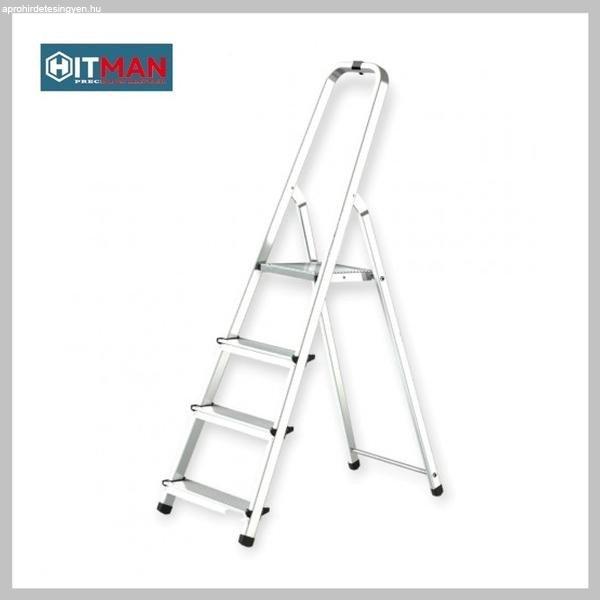 Hitman  Egyoldalas Aluminium Létra 78cm magas, 4 lépcsőfokos, 125 kg
HT-NIL-6482