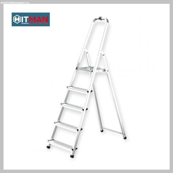 Hitman  Egyoldalas Aluminium Létra 98cm magas, 5 lépcsőfokos, 125 kg
HT-NIL-6483