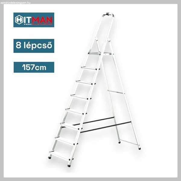 Hitman Egyoldalas Aluminium Létra 157cm magas, 8 lépcsőfokos, 125 kg
HT-NIL-6486