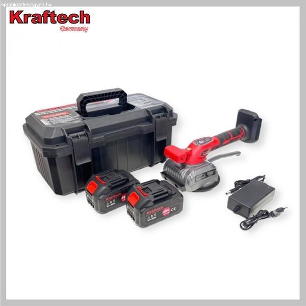 KrafTech Akkumulátoros Csempe Vibrátor, 125mm Tárcsa 48V 2 akkuval
KT/TIL-48xPro