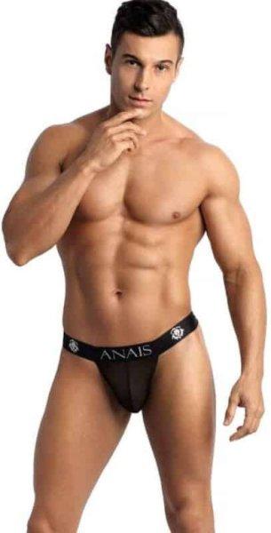 Anais for Men - fekete hátul nyitott boxer - M