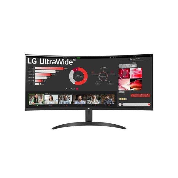 LG Monitor 34" - 34WR50QC-B (VA; Ívelt, 21:9; 3440x1440; 5ms; 300cd;
100Hz, HDMIx2, HDR10; sRGB99%)