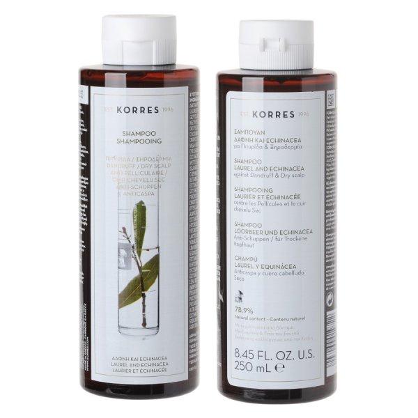 Korres Korpásodás elleni sampon Laurel & Echinacea (Shampoo) 250 ml