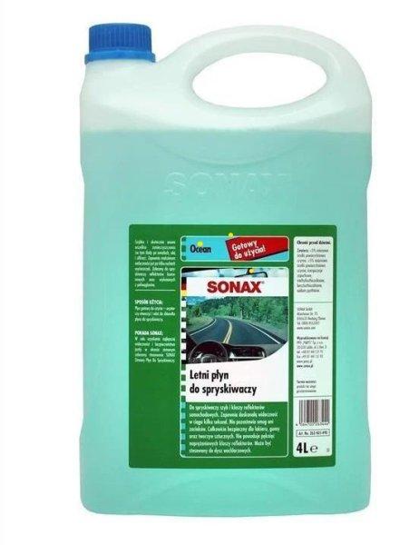 Sonax, Szélvédőmosó Nyári, Ocean Fresh, 4L