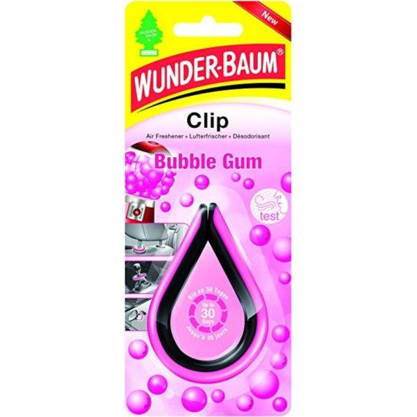 Wunderbaum, Illatosító Bubble Gum, Clip