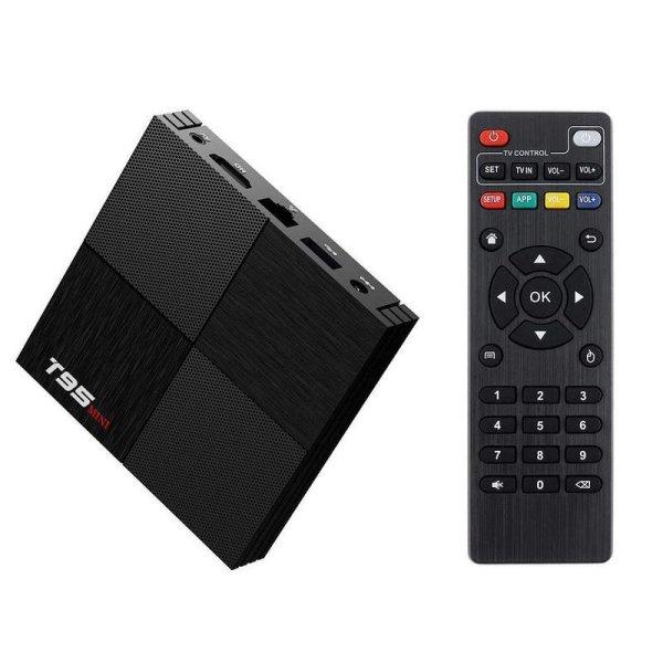 T95 Mini Android 9.0 Smart Wi-Fi TV okosító Box 4 GB RAM, 64 GB ROM, Quad-Core