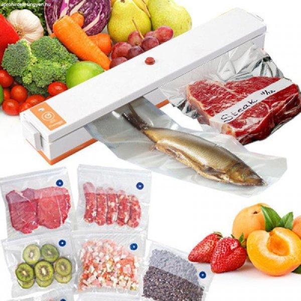 FreshpackPro vákuumfóliázó, vákuumcsomagoló készülék 10db zacskóval